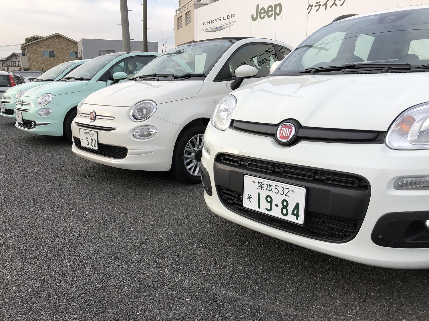 試乗車のナンバー フィアット アバルト熊本スタッフブログ Fiat Abarth Official Dealer Site