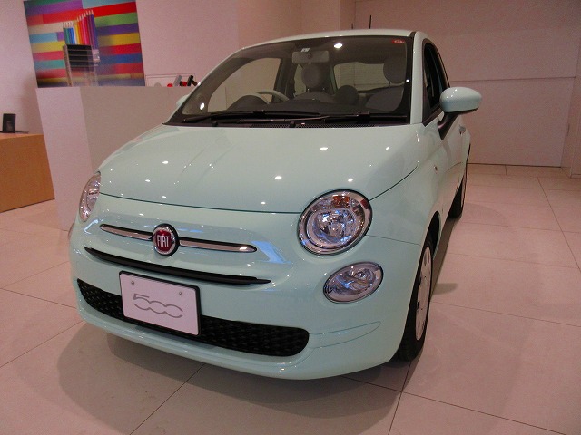 F500 Twinair ミントグリーン展示 フィアット アバルト西宮スタッフブログ Fiat Abarth Official Dealer Site