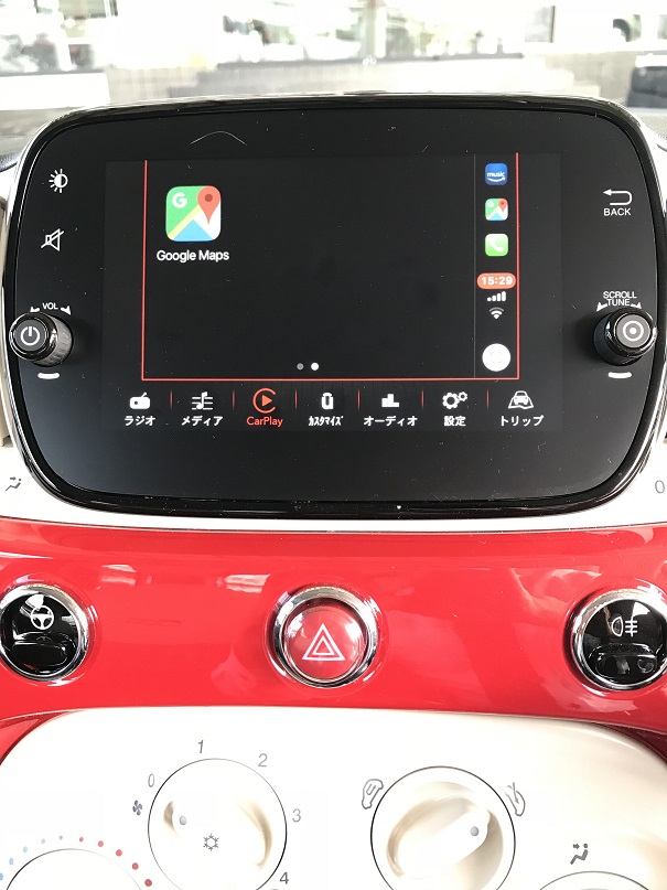 •Apple CarPlay／Android Auto対応車にGoole Mapが利用可能になりました｜フィアット福岡スタッフブログ｜FIAT  Official Dealer Site