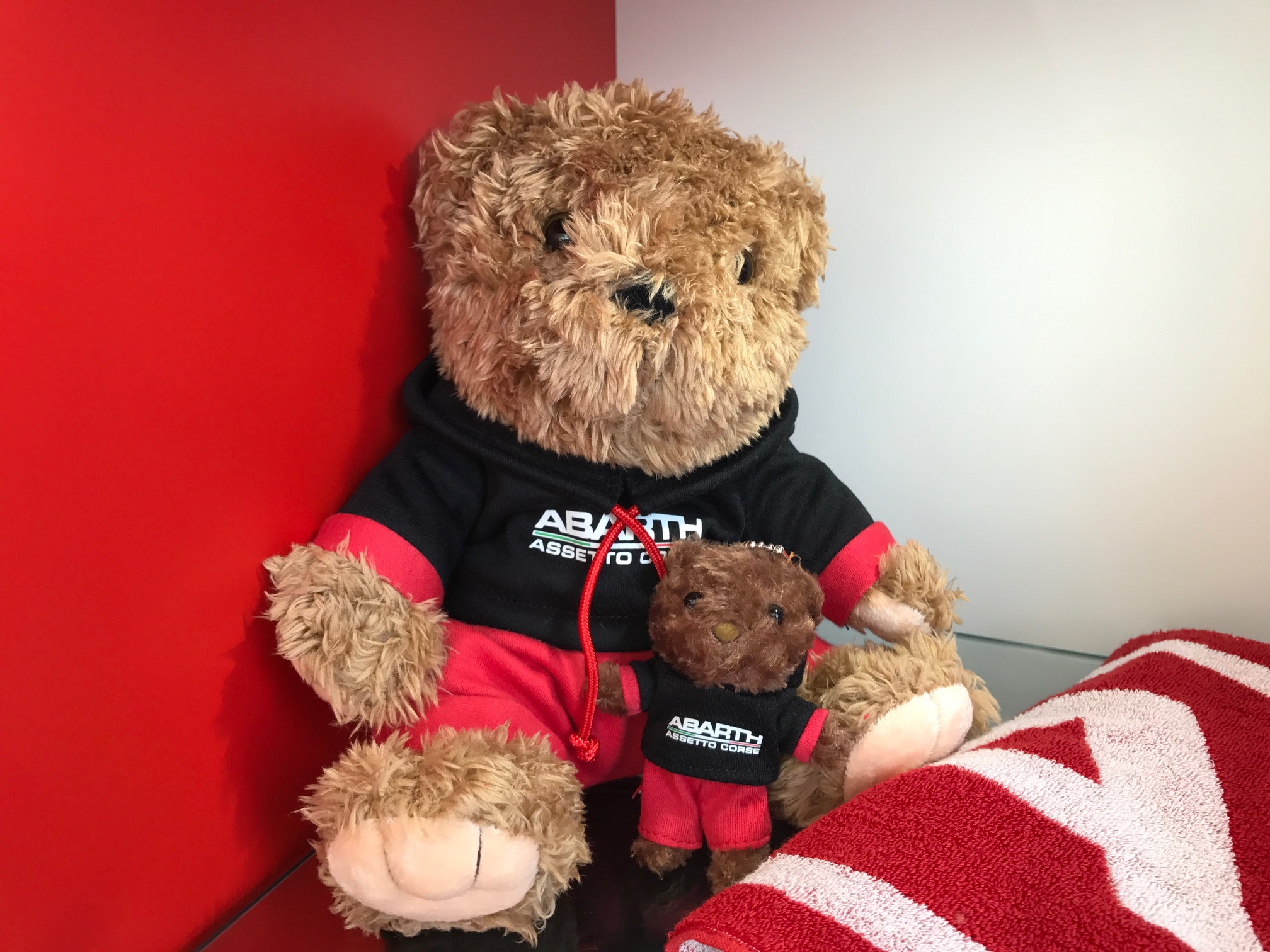 「希少」ABARTHベアー ぬいぐるみ 希少】ABARTH アバルト ベアー ぬいぐるみ