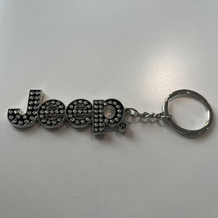 PrevNext Jeep ラインストーンキーホルダー