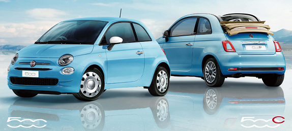 フィアット500 青い限定車｜アルファ ロメオ松本スタッフブログ｜Alfa