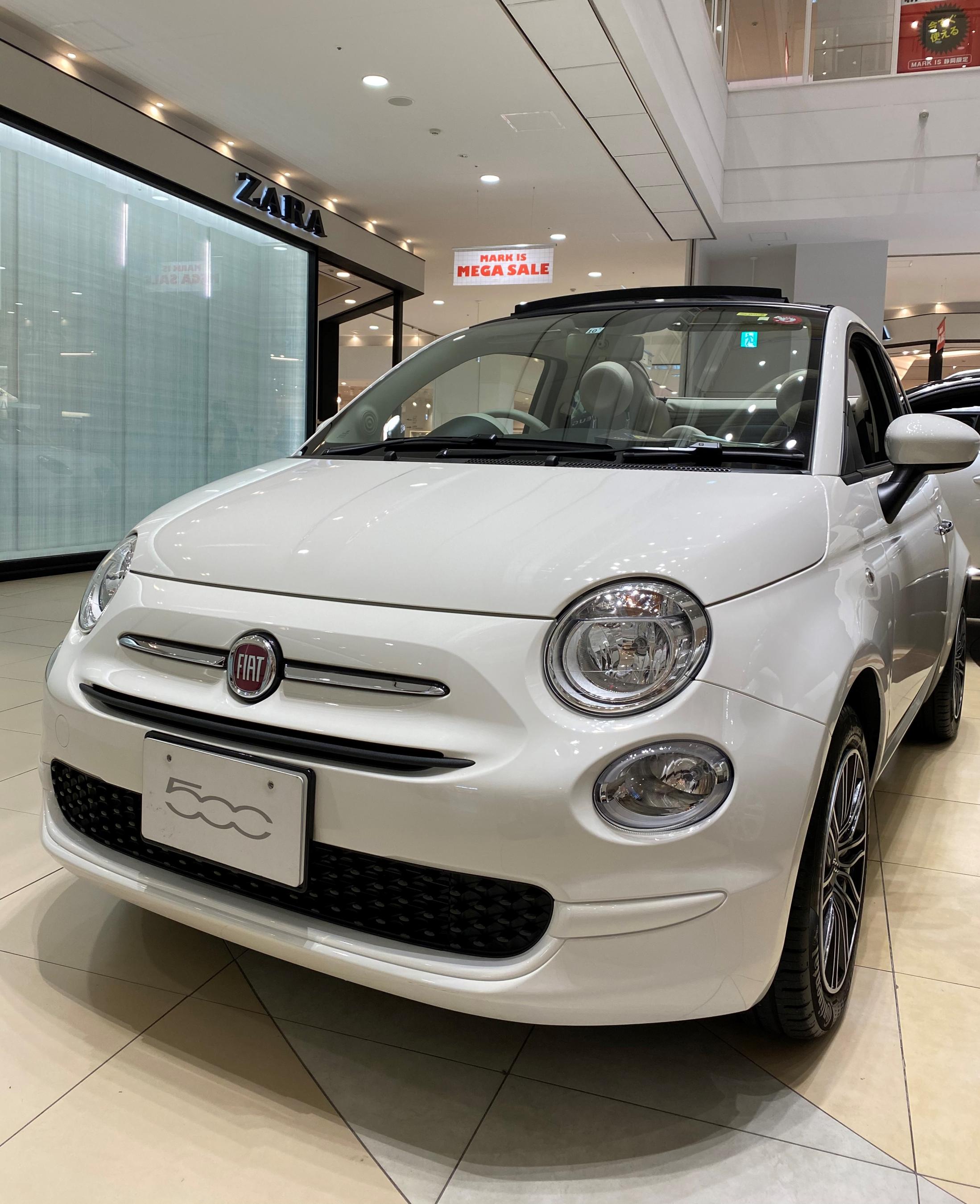 マークイズ静岡にて出張展示会 １月１１日 １２日 フィアット アバルト静岡スタッフブログ Fiat Abarth Official Dealer Site