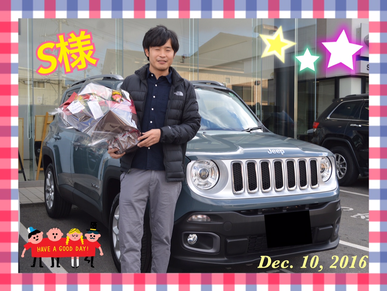 ご納車のお客様 S様 Jeep大阪東 ジープ大阪東スタッフブログ Jeep Official Dealer Site