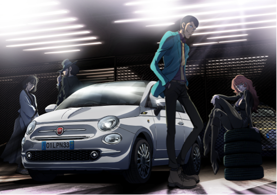 FIAT ルパン三世 キーホルダー 3個セット フィアット ルパン三世キーホルダー 3個セット