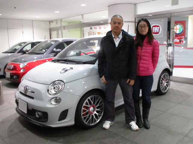 ご納車 Abarth 595 Turismo Grigio Campovolo ﾎﾞﾝﾈｯﾄﾃﾞｶｰﾙ アバルト世田谷スタッフブログ Abarth Official Dealer Site