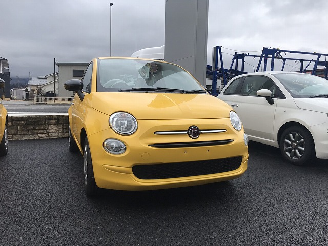 久々の黄色です フィアット アバルト松本スタッフブログ Fiat Abarth Official Dealer Site