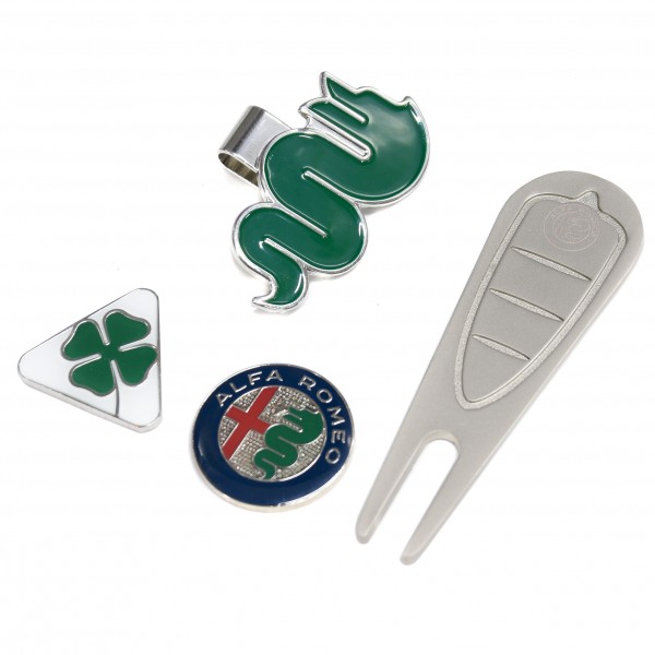 アルファロメオグッズ　9点セット アルファロメオ（ALFA ROMEO） BLACK社製アルミ&レザーシフトノブ