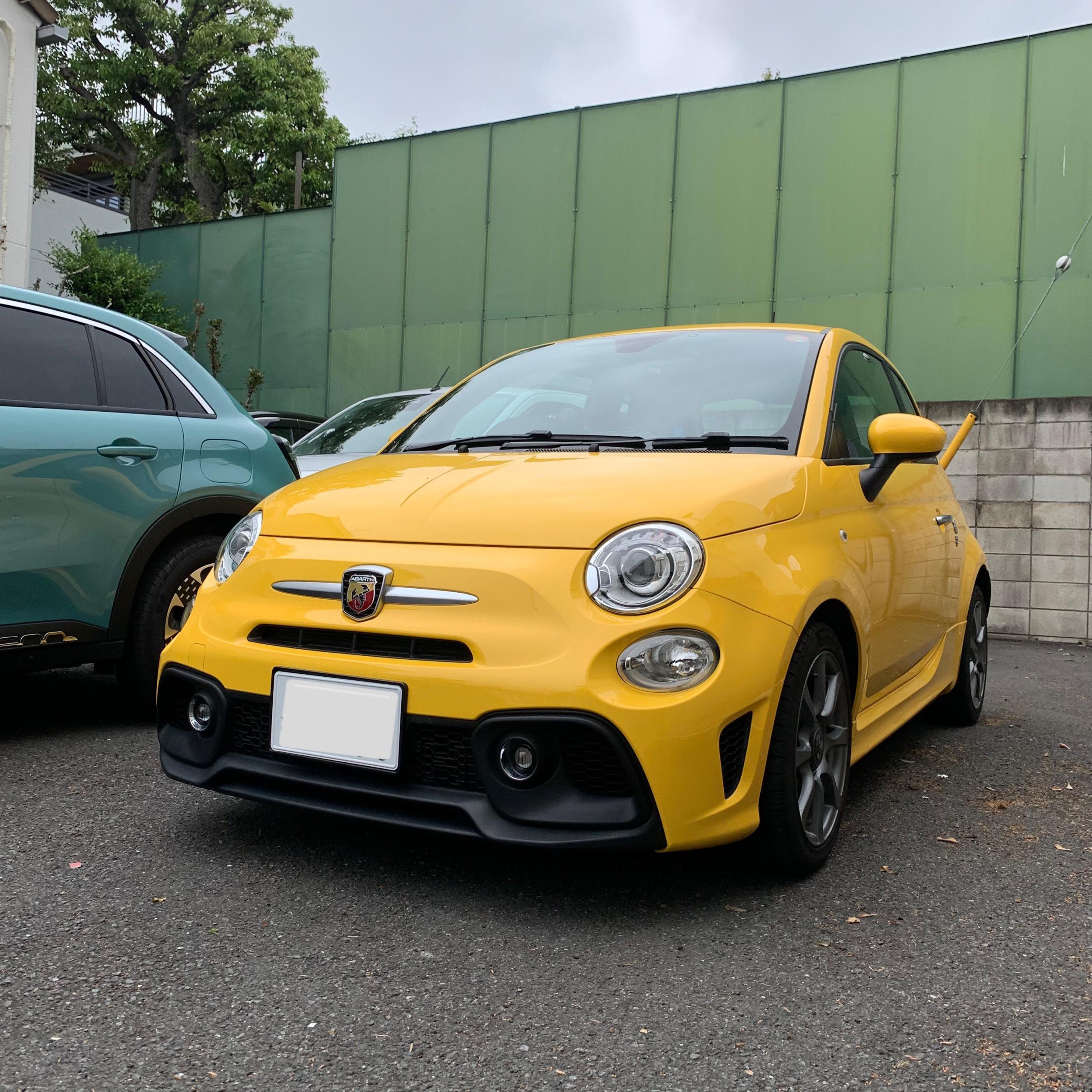 ファッション人気ブランドランキング ABARTH595 ☆祝”ご納車☆ MT ｜フィアット Modena) (Giallo RHD パーツ