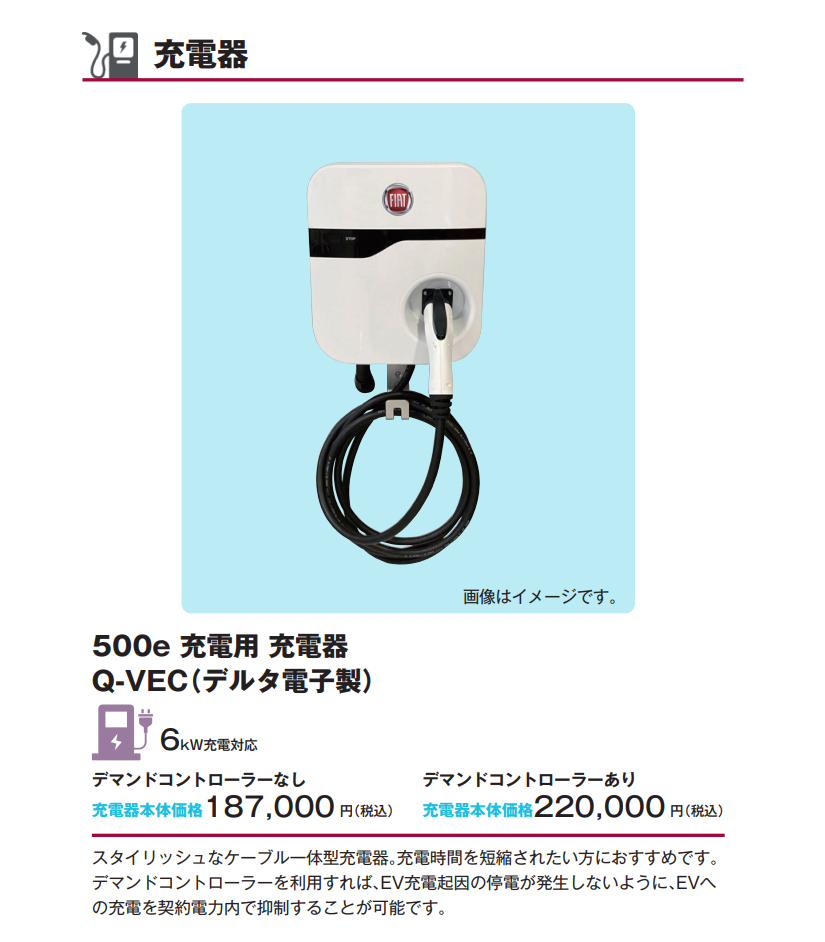APTIV ポータブル充電器 タイプ1コネクタ フィアット純正品 APTIV ポータブル充電器 タイプ1コネクタ フィアット純正品
