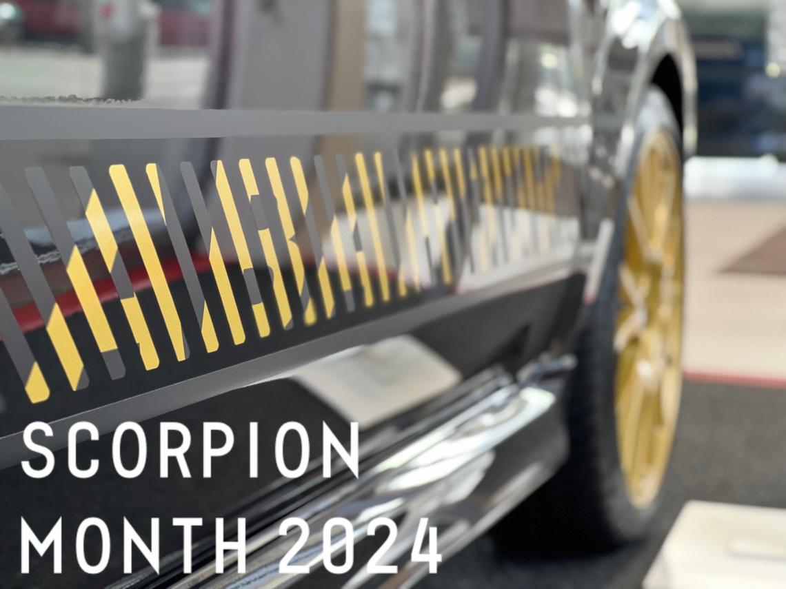 ABARTH 75th　SCORPION MONTH！