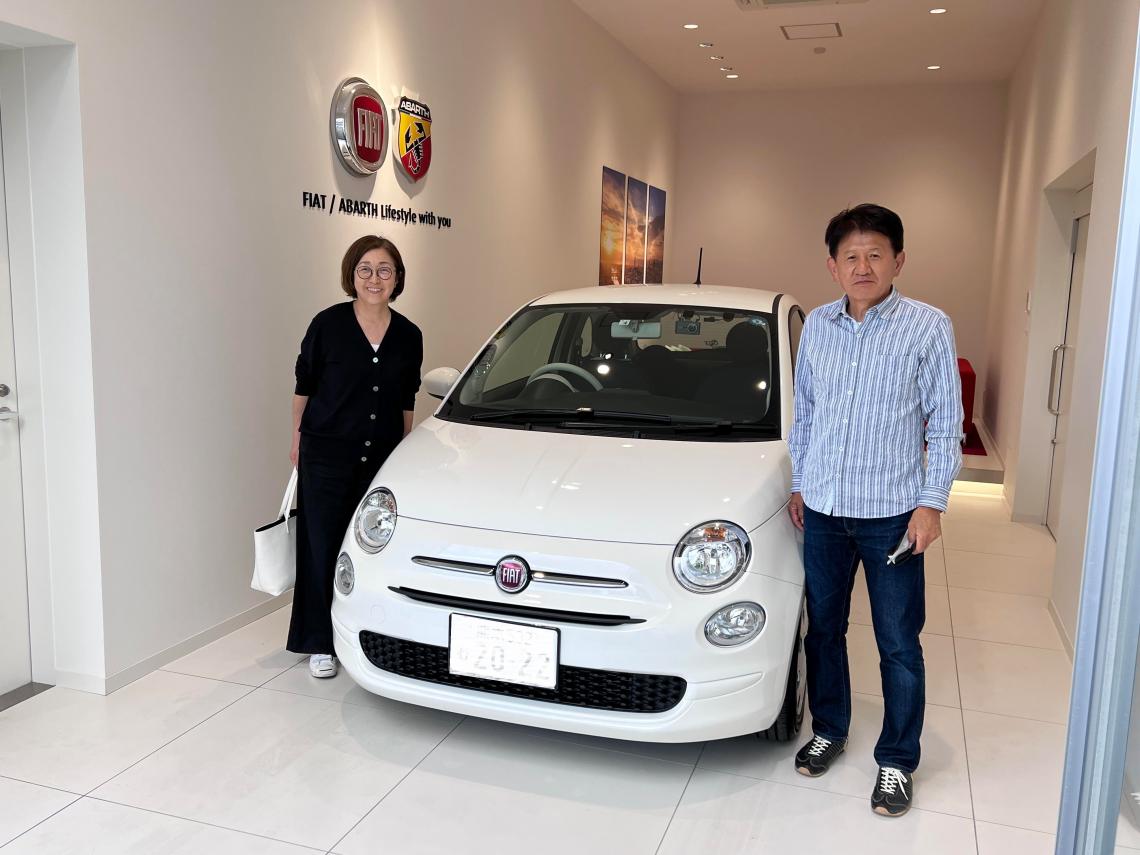 Fiat ５００ １ ２cult 納車式 フィアット アバルト熊本スタッフブログ Fiat Abarth Official Dealer Site