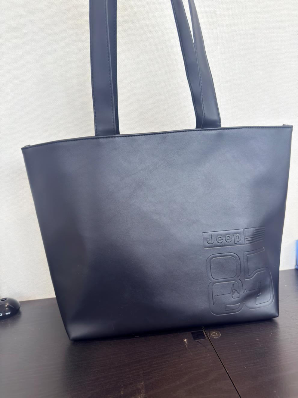 85th　PU　LEATHER　TOTE