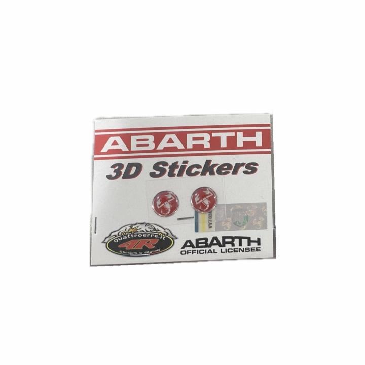 3Ｄスコーピオンステッカーﾚｯﾄﾞ2枚セット(12㎜)