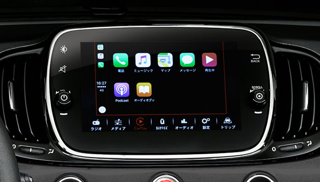 アバルト595シリーズにApple CarPlayおよびAndroid Auto｜フィアット 