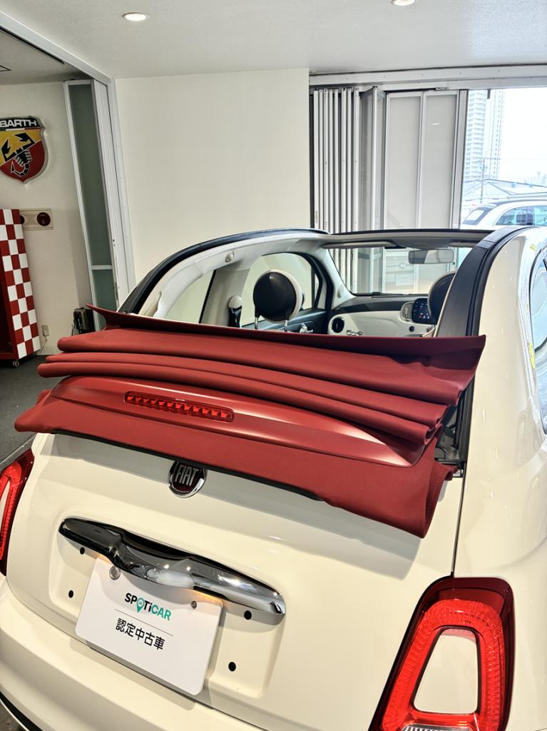 500C 1.2 Pop ボサノバホワイト 赤幌 中古車｜フィアット／アバルト