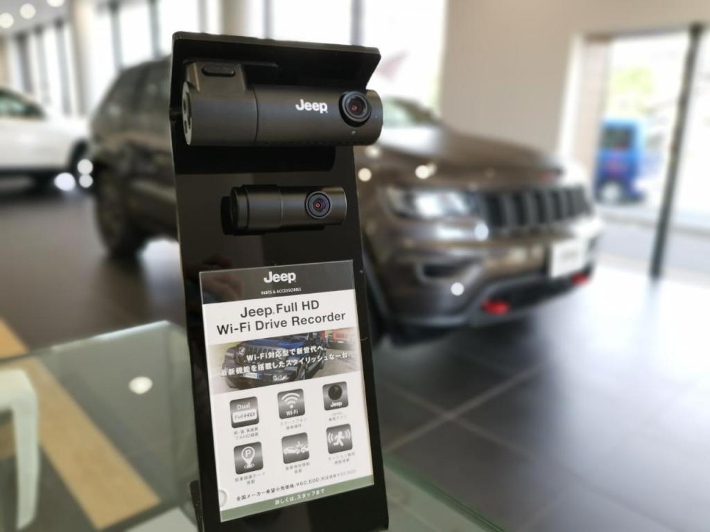 Jeep ジープ Full HD Wi-Fi ドライブレコーダー DR-SJP1 JEEP純正WiFiドライブレコーダー DR-SJP1 FRONT - メルカリ