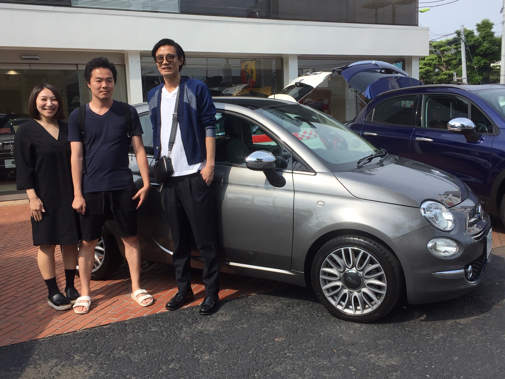 ☆祝”ご納車☆ FIAT500 TwinAir Genio(ｸﾞﾚｲﾎﾟﾝﾍﾟｲ)｜フィアット／アバルト田園調布スタッフブログ｜FIAT/ABARTH  Official Dealer Site