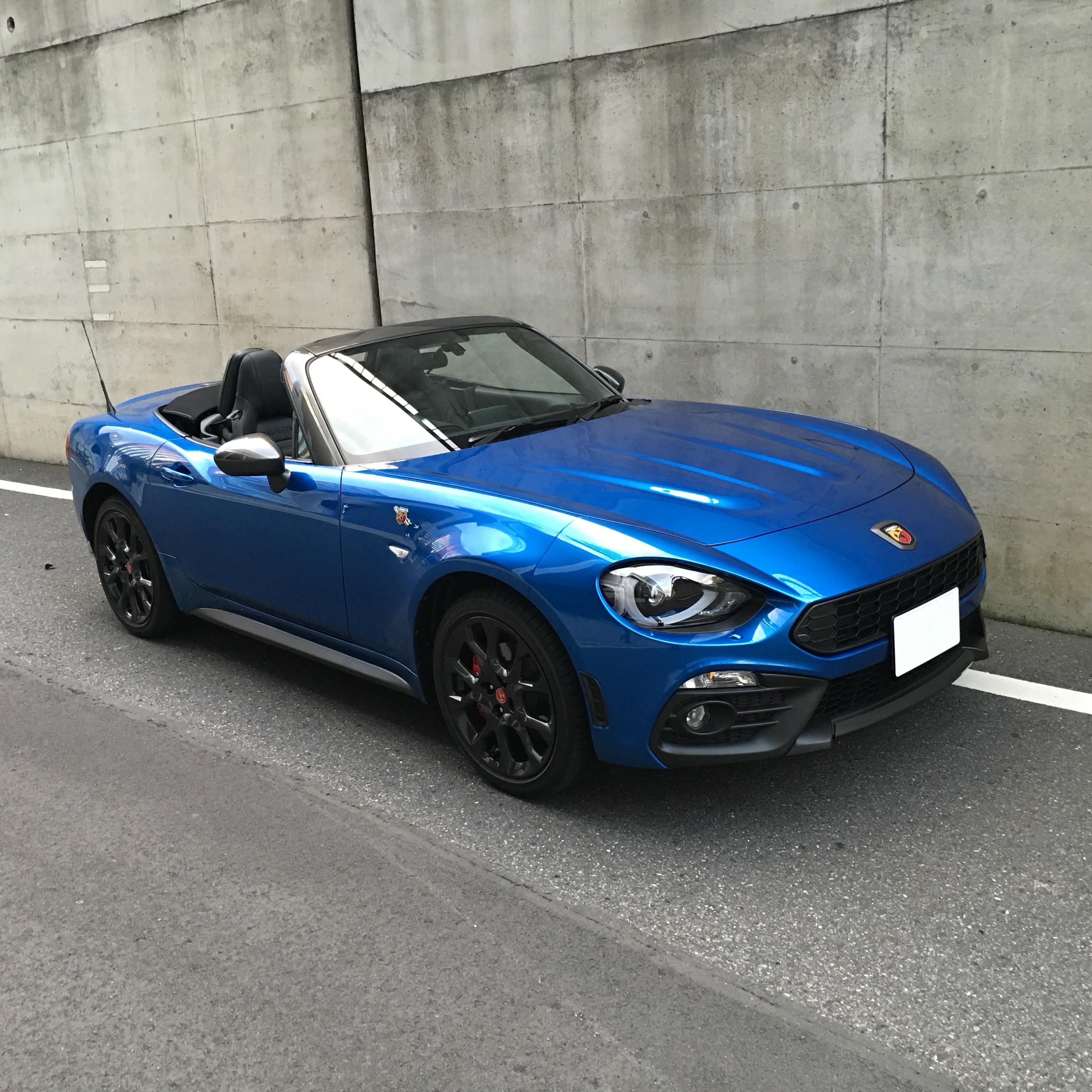 【新品未使用品】非売・限定品　ABARTH 124 スパイダー　ブルーラリー 124 スパイダーの写真＾＾｜アバルト小山スタッフブログ｜ABARTH