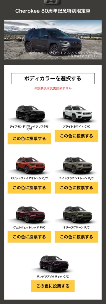 Jeep 80周年記念限定車のボディーカラーを ジープ奈良スタッフブログ Jeep Official Dealer Site