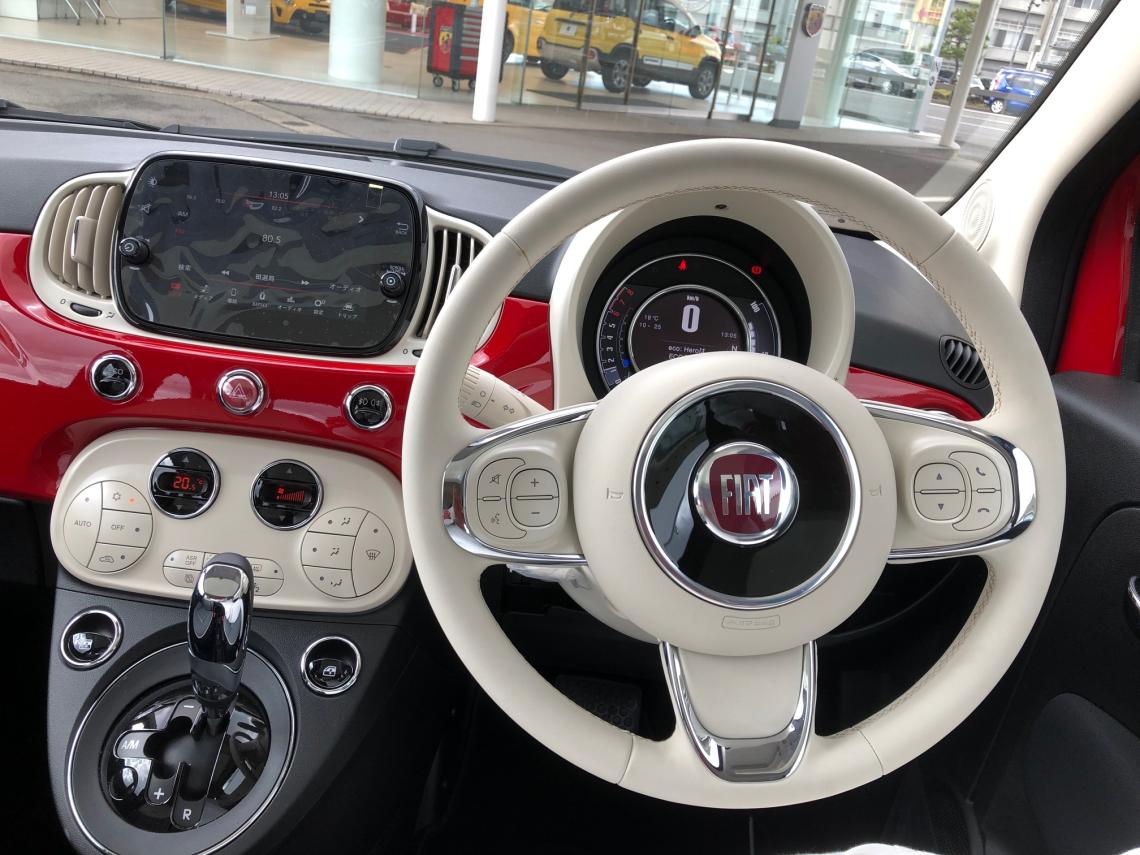 FIAT 500 TwinAirLounge 赤｜フィアット／アバルト石川スタッフ