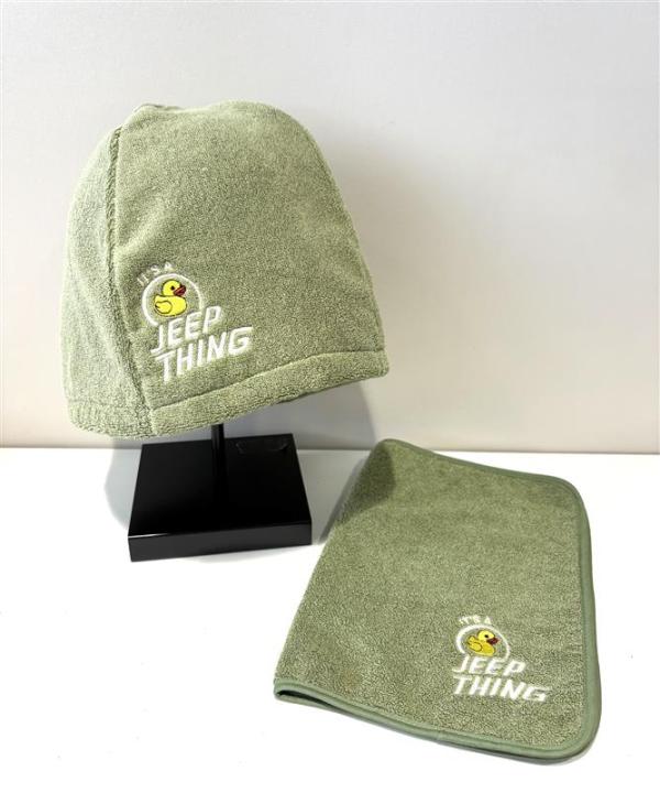 Jeep サウナセット（帽子＆タオル）