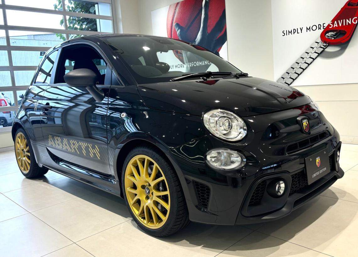 タイムセール 半額 ステアリング 美品 希少アバルト フィアットFIAT ブラウン革 パーツ