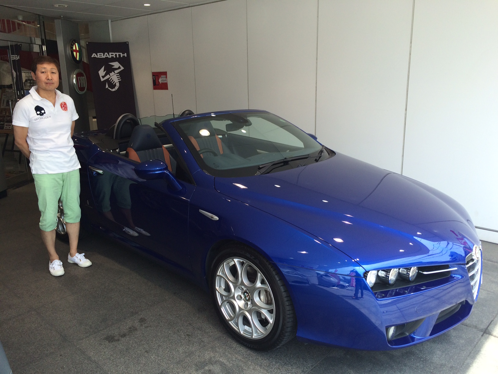 ☆祝☆御納車☆ALFAROMEO Spider 3.2L 4Q Q-tronic ミサノブルー