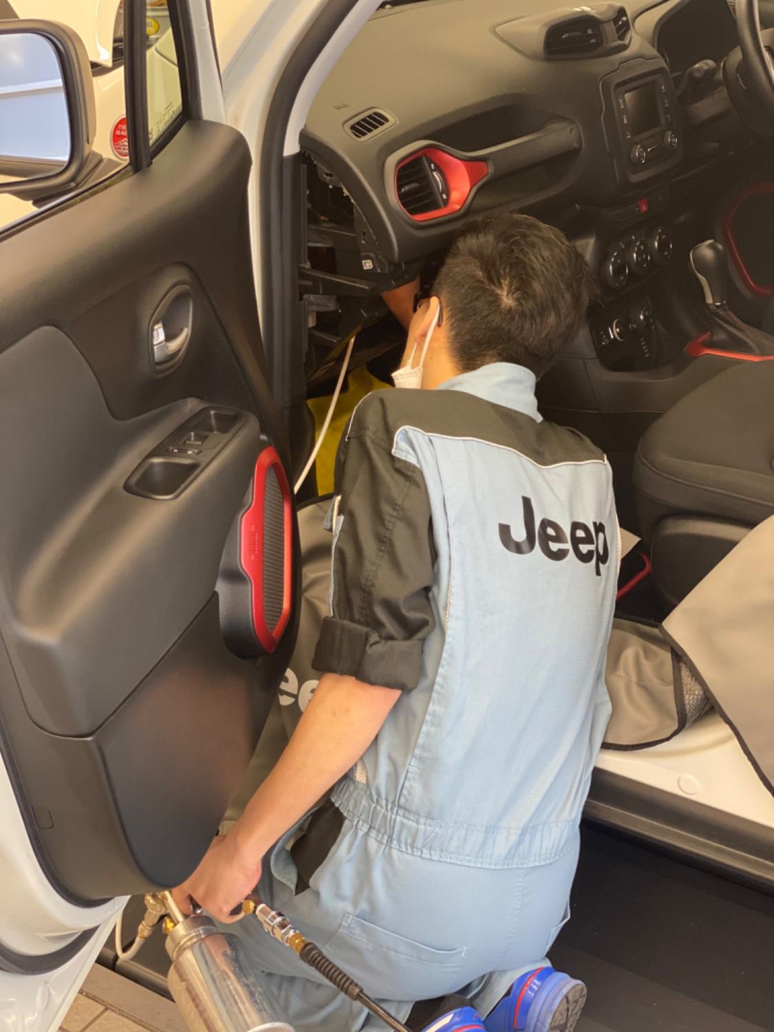 エバポレーター洗浄 ジープ新百合ヶ丘スタッフブログ Jeep Official Dealer Site