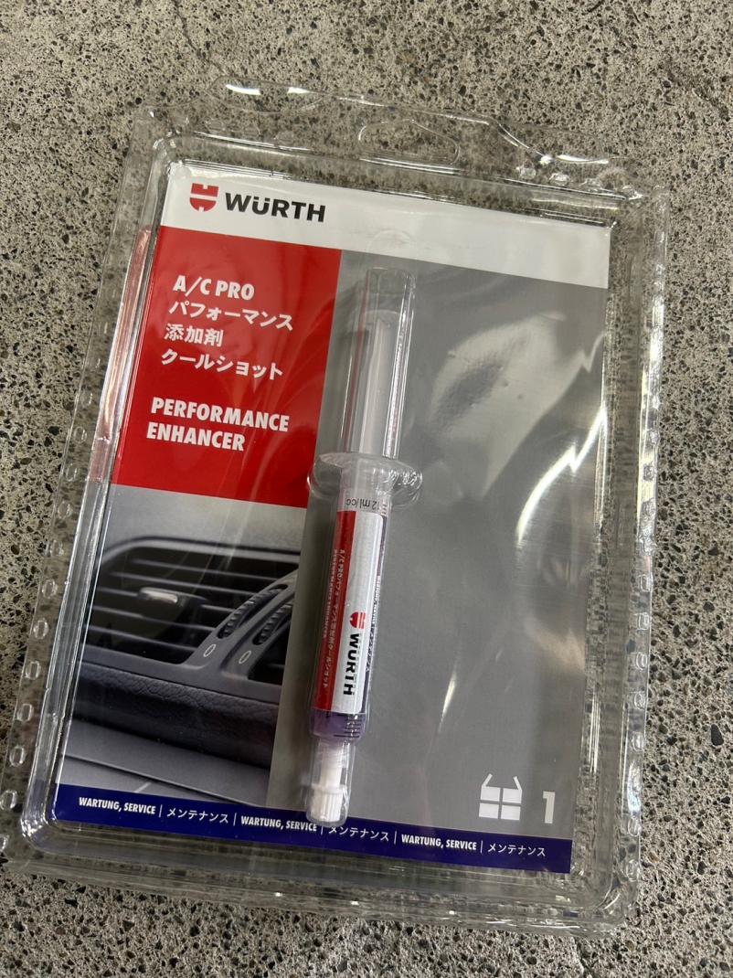 WURTH　A/C PROパフォーマンスクールショット2本セット　エアコン添加剤 楽天市場】カーエアコン用 性能向上添加剤 A/C PRO