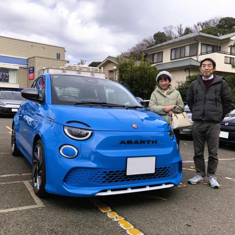 祝！ABARTH 500e Scorpionissimaご納車｜フィアット／アバルト横浜港南