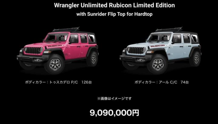 New Jeep Wrangler（JL） Unlimited Rubicon Limited Edition