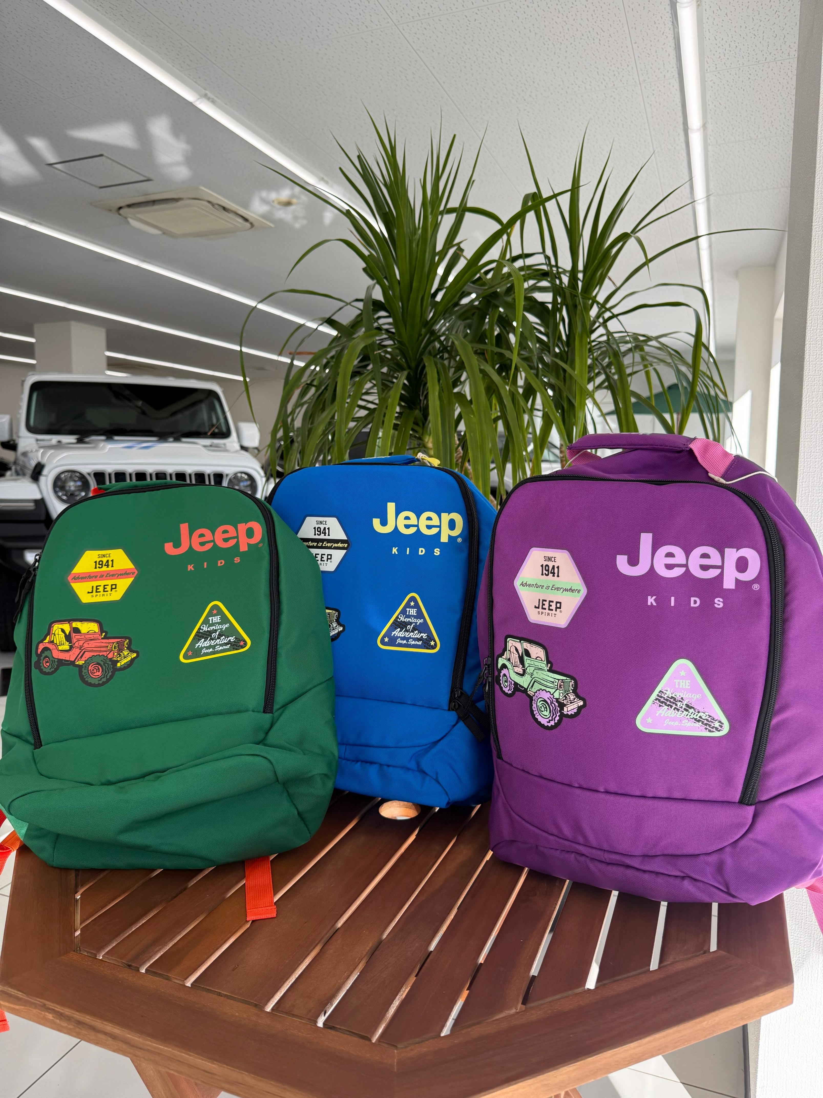 Jeep×DELSEY お子様用バックパック　※グリーン、ブルー、ピンク