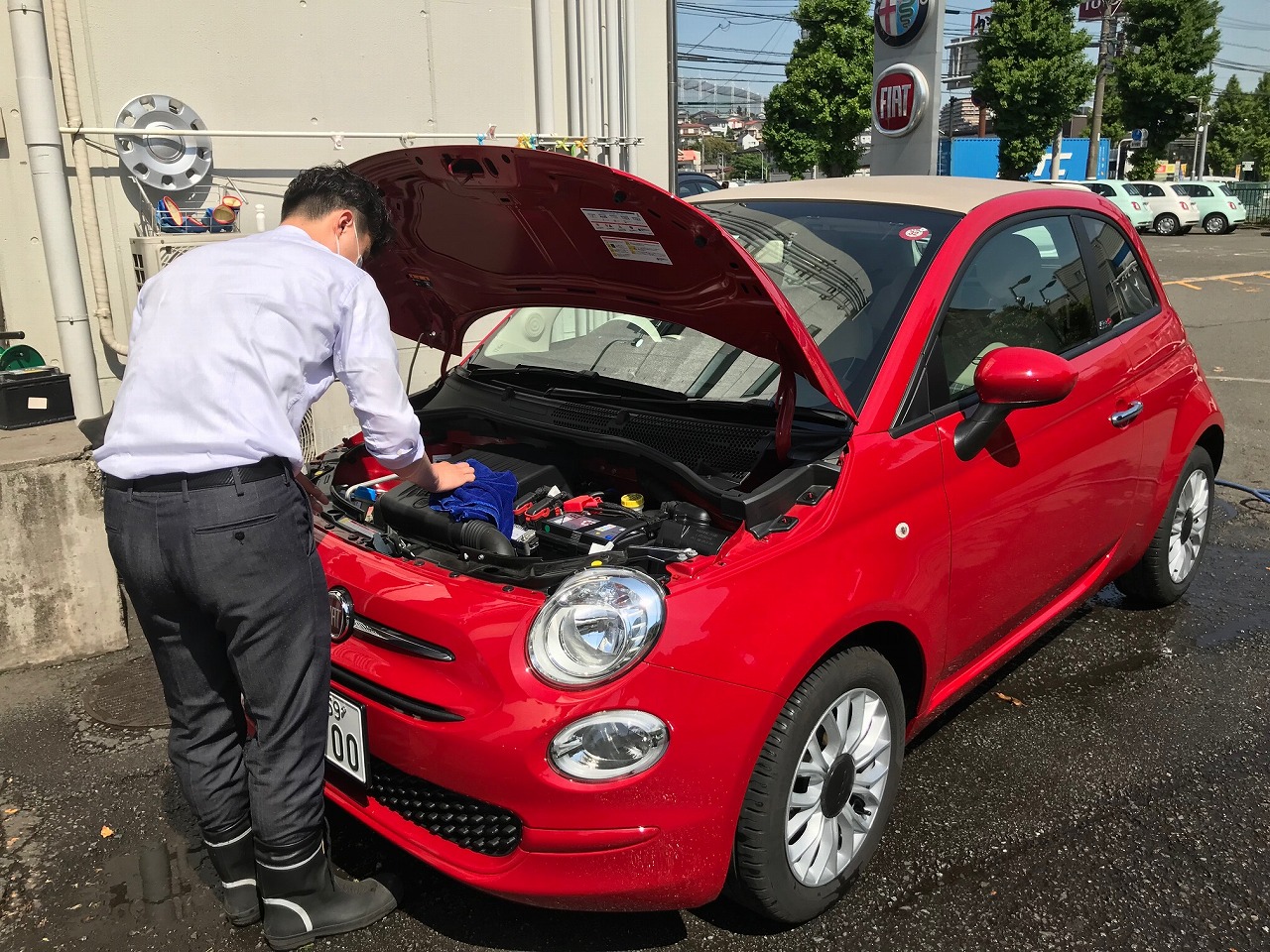 明日もいい天気になるといいですね フィアット アバルト横浜港南スタッフブログ Fiat Abarth Official Dealer Site