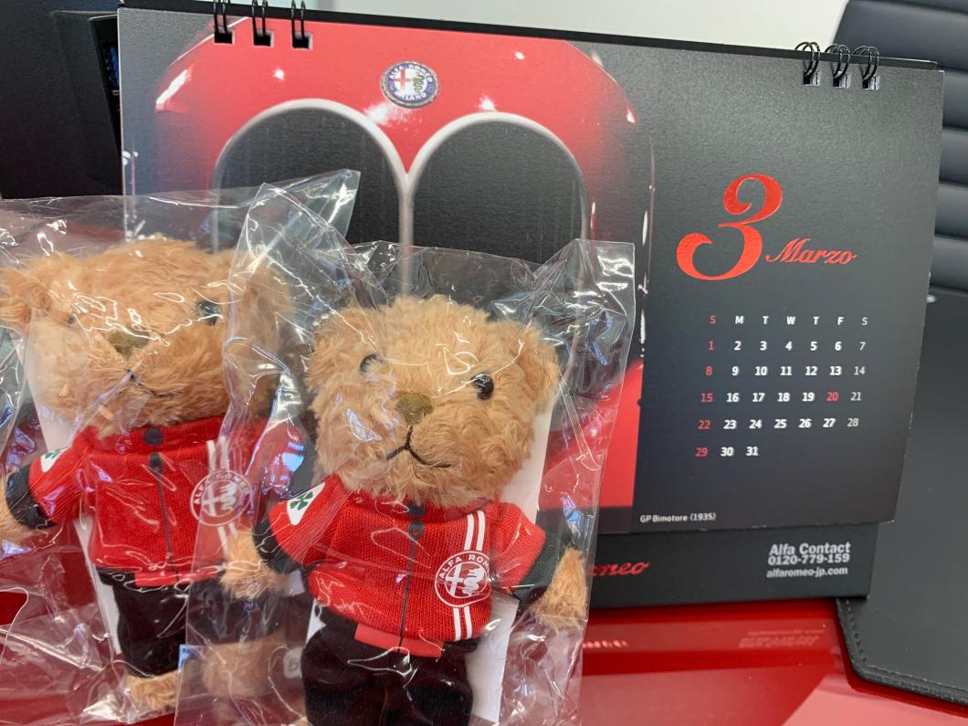 アルファベアたちが入荷☆｜アルファ ロメオ京都スタッフブログ｜Alfa