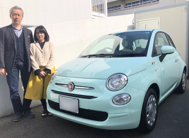 ご納車 Fiat 500 1 2 Pop フィアット アバルト新大阪スタッフブログ Fiat Abarth Official Dealer Site