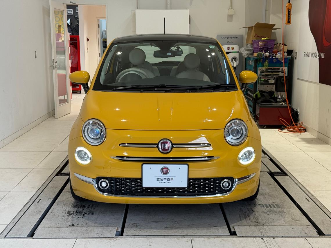 認定中古車のご紹介】ルパンの500を彷彿とさせるイエローな一台が入庫