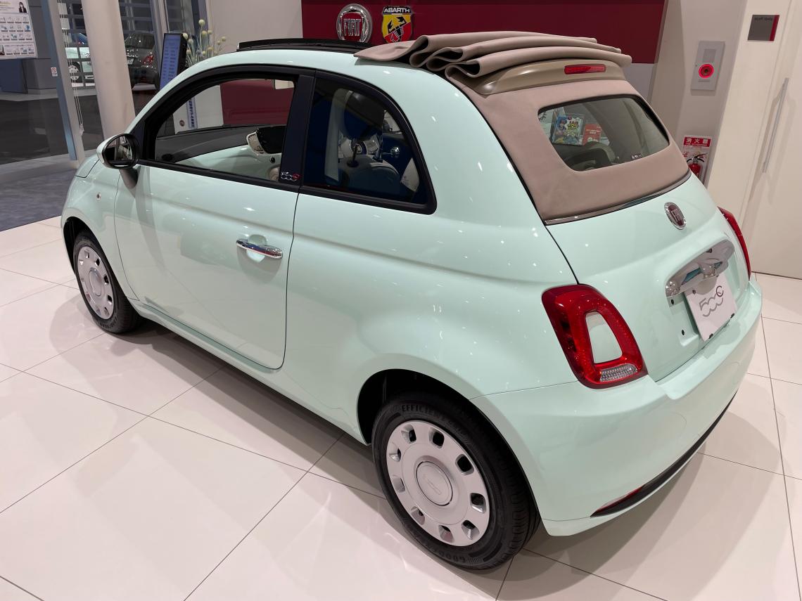 FIAT500/500Cｽﾍﾟｼｬﾙｿﾘｯﾄﾞｶﾗｰ ﾐﾝﾄｸﾞﾘｰﾝ在庫が無くなり次第終了です