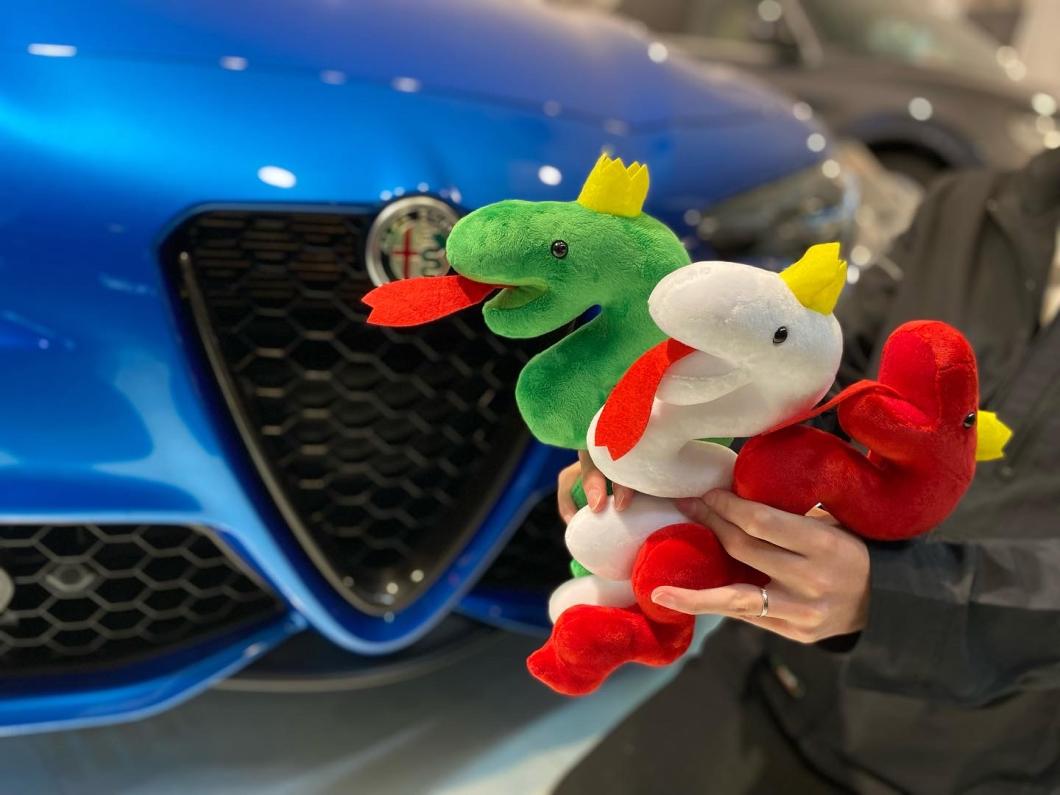 ビショーネぬいぐるみ｜アルファ ロメオつくばスタッフブログ｜Alfa Romeo Official Dealer Site