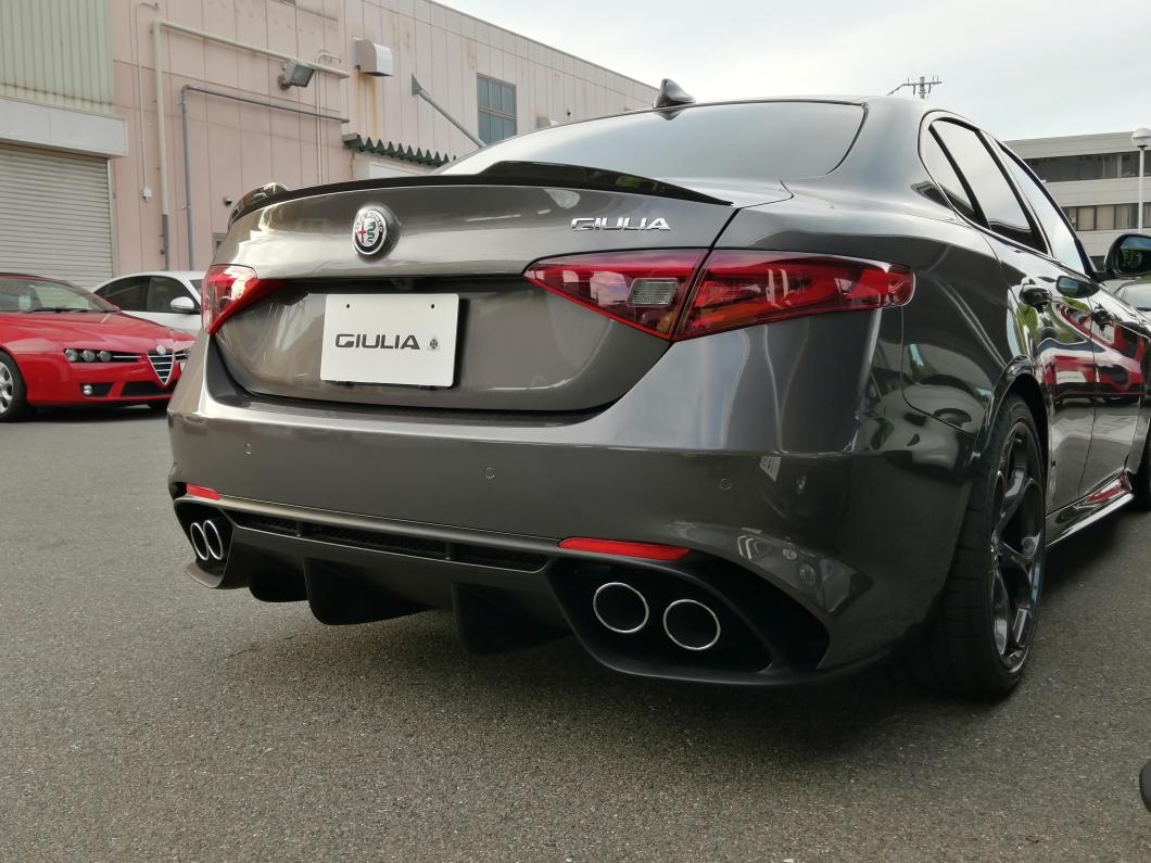 Giulia Quadrifoglio 車両到着 アルファ ロメオ大阪東スタッフブログ Alfa Romeo Official Dealer Site