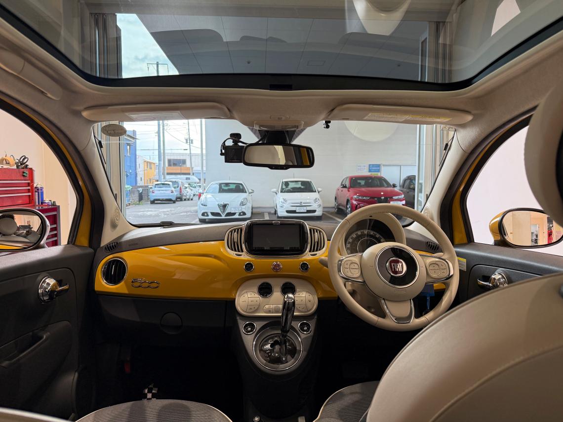 認定中古車のご紹介】ルパンの500を彷彿とさせるイエローな一台が入庫