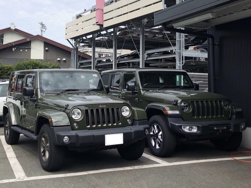 新旧☆Wrangler“サージグリーン”｜ジープ福岡西スタッフブログ｜Jeep Official Dealer Site