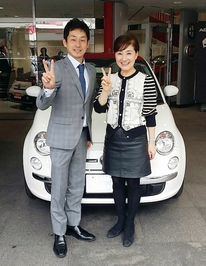 松居一代さんに選ばれた Fiat 500c 東京 世田谷区 フィアット田園調布スタッフブログ Fiat Official Dealer Site