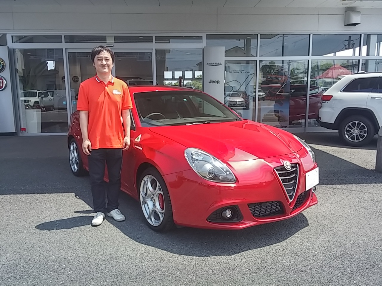 Giulietta Quadrifoglio Verde コンペティションレッド納車