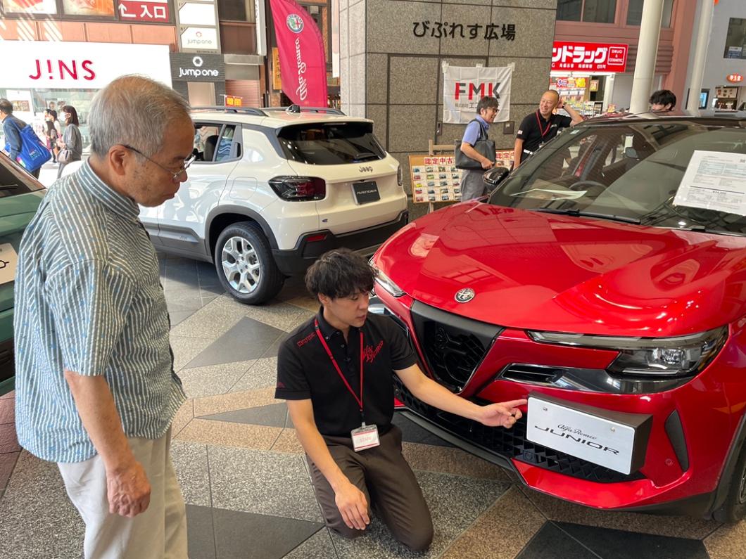 びぷれす広場で出張展示会を開催中です！！