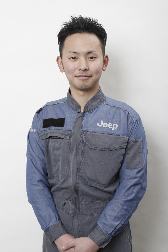 テクニシャン（CJメカニック資格1級、自動車検査員） 増田　優太