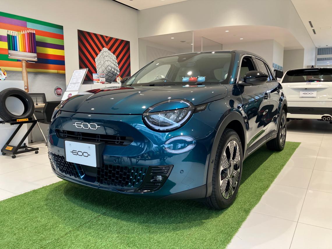展示車】フィアット600ハイブリッド シーグリーン｜フィアット