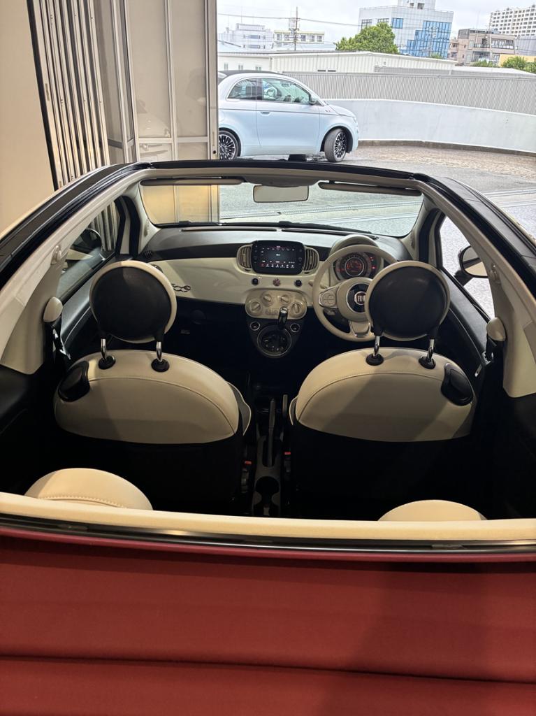 500C 1.2 Pop ボサノバホワイト 赤幌 中古車｜フィアット／アバルト