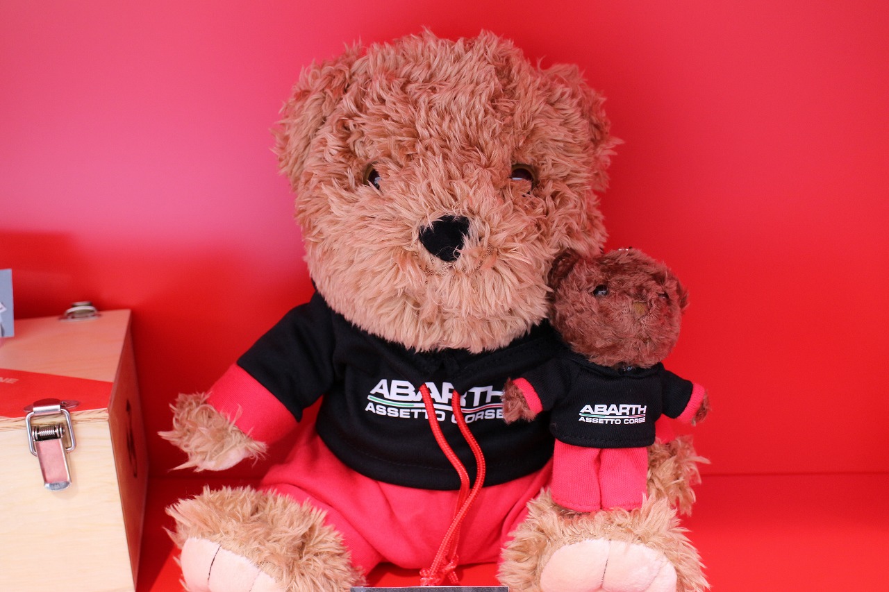 「希少」ABARTHベアー ぬいぐるみ 希少」ABARTHベアー ぬいぐるみ 希少】ABARTH アバルト ベアー ぬいぐるみ