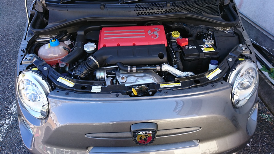 オーダーボディ　フィアットアバルト　塗装済みエンジン 愛車日常点検！！｜アバルト江戸川スタッフブログ｜ABARTH Official